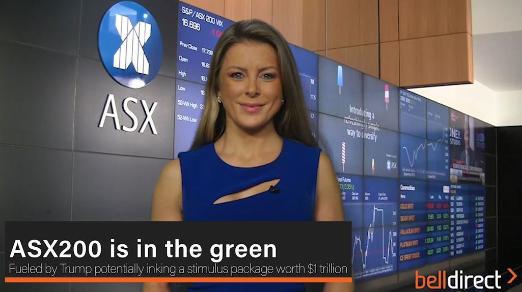 ASX200 is in the green