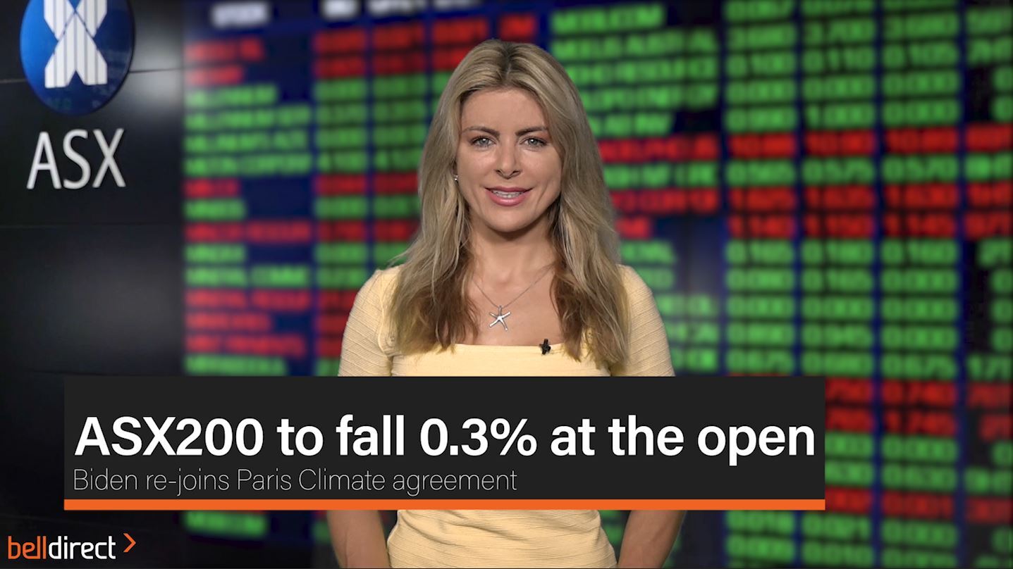 ASX200 to fall 0.3% at the open