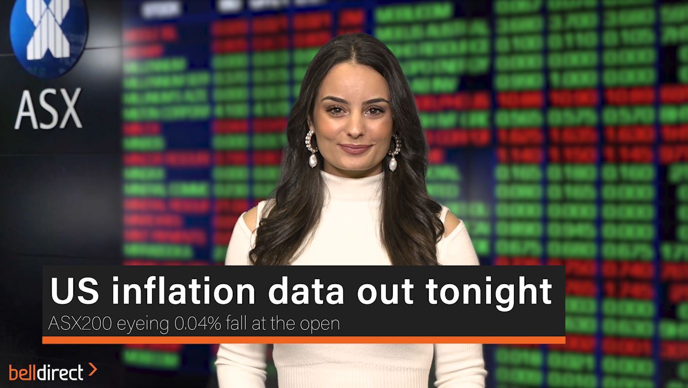 US inflation data out tonight