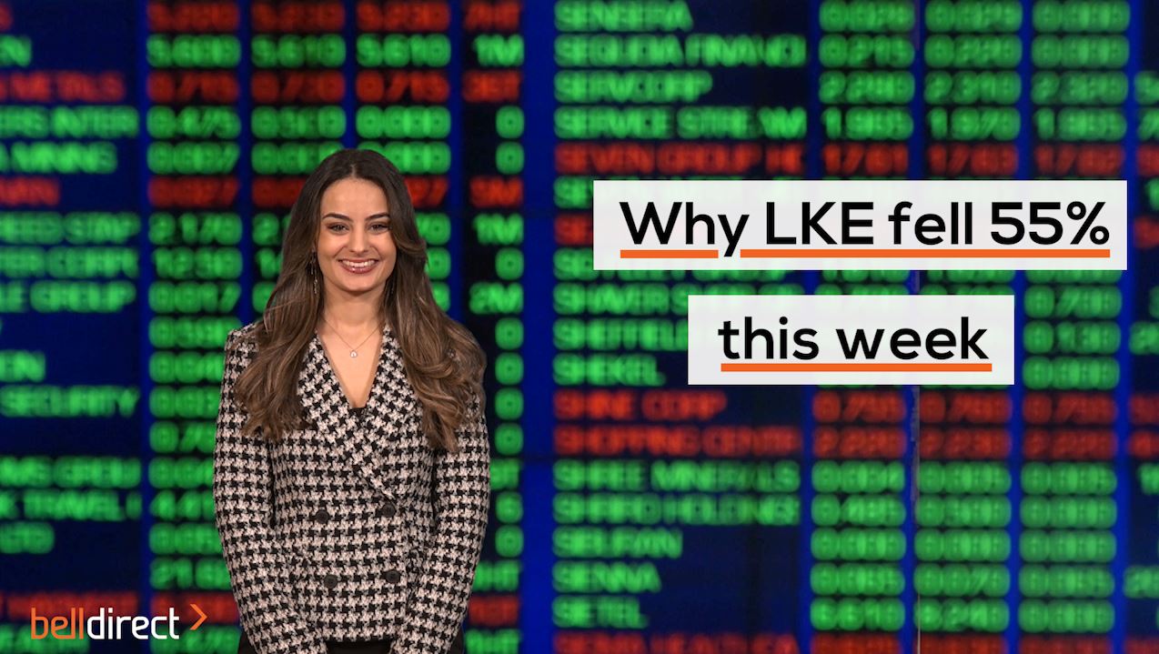 Why LKE fell 55% this week